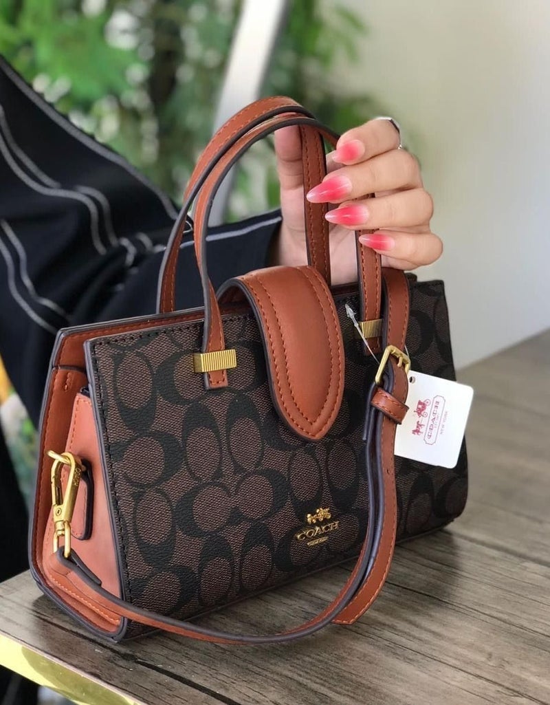 coachoutlet Coach Satchel Shoulder Bag For Women, Women's Cross-Body Bag, Women's Hand Bag, Women's Travel Bag, Women's Tote Bag - Image 3